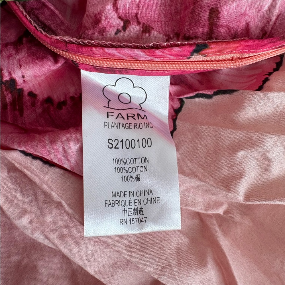 NWOT Farm Rio Embroidered Chita Blouse S - Picture 16 of 16